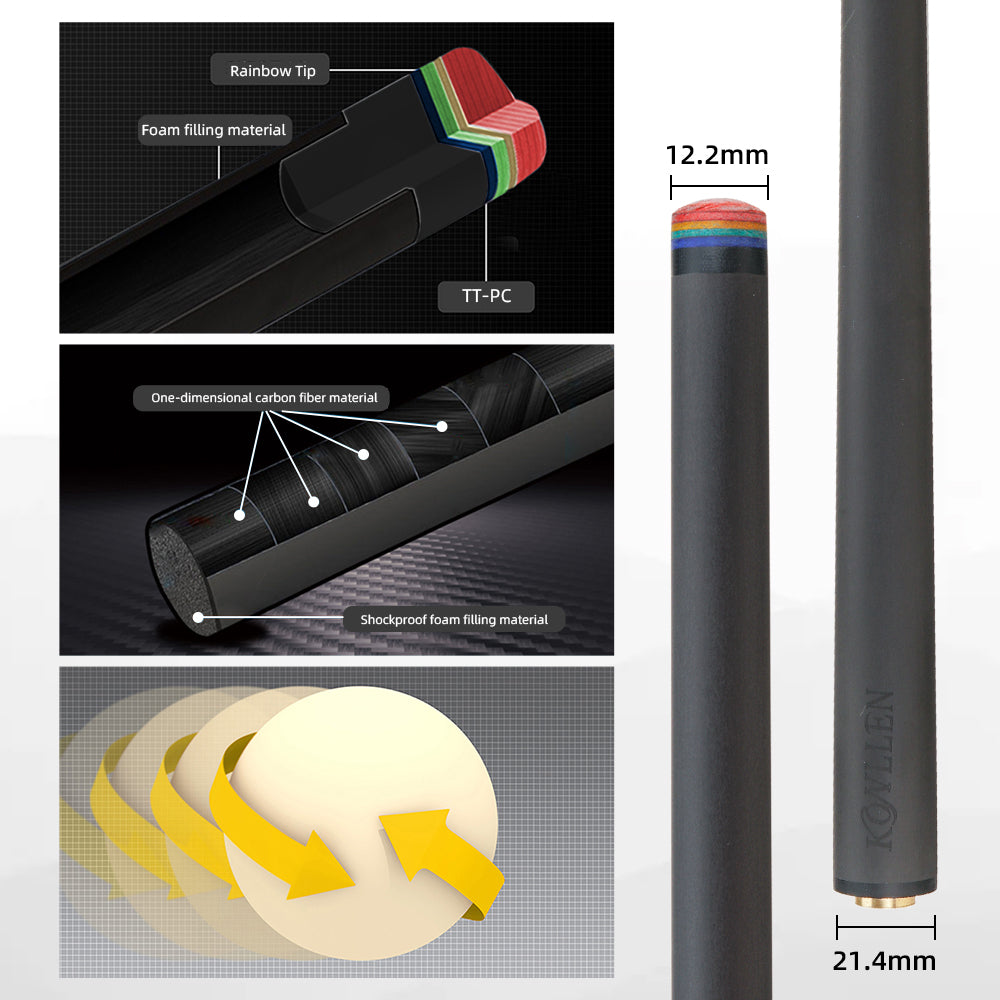 Single Pool Shaft Uniloc 12.2mm