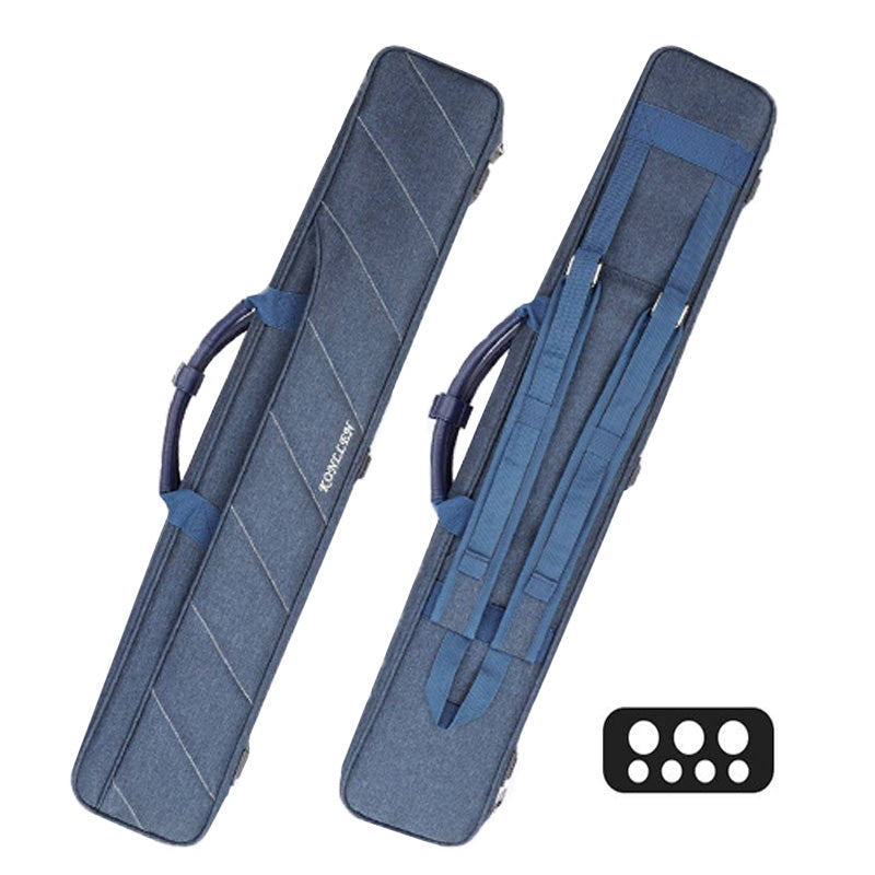 Weiches Etui aus Oxford-Stoff – 3 Unterteile x 4 Schäfte